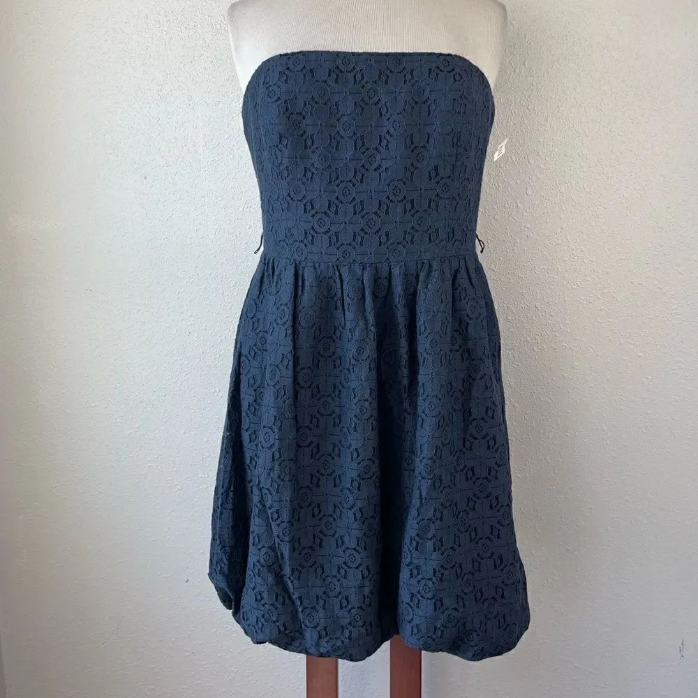 NWT Trina Turk Blue Formal Midi Dress Size 10